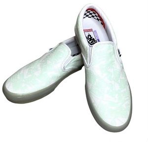 Vans x Zumies Men’s Skate Slip On Glow In The Dark Low Skate Loafer Style 10.5